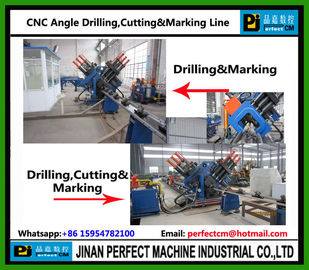 High Speed CNC Angle Drilling and Marking Line Used in Iron Tower Industry (AHD2532)